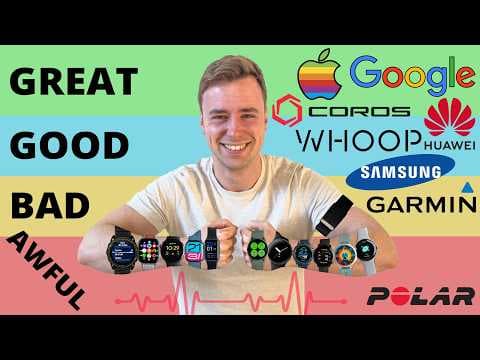 Best Smartwatch for Heart Rate: Scientific Review - 12 Smartwatches Tested on my Colleague Raphael thumbnail