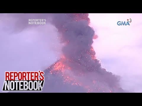 Reporter's Notebook: Sitwasyon ng Bulkang Mayon, tinutukan ng 'Reporter’s Notebook' thumbnail