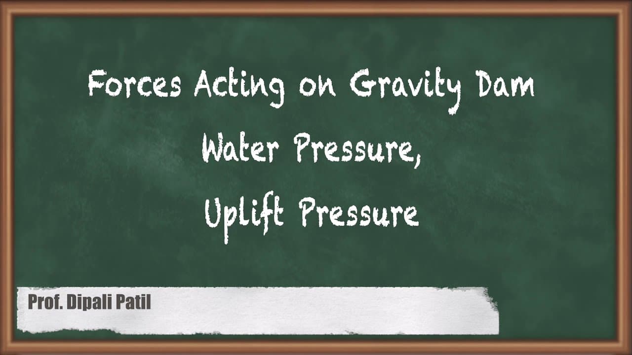 Forces Acting on Gravity Dam - Gravity Dams - Water Resources ...