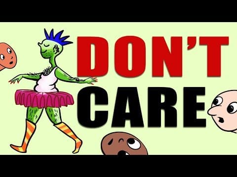 How to Not Care What Other People Think - Confident Self-Esteem Tips thumbnail