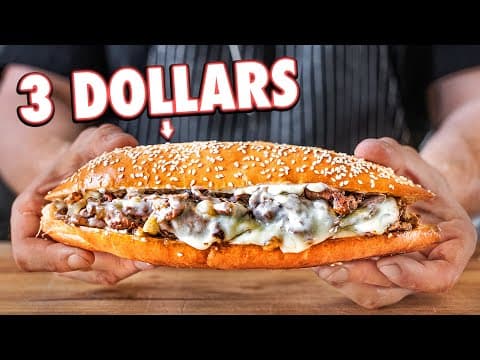 The $3 Philly Cheesesteak | But Cheaper thumbnail