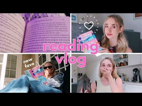 reading vlog: finding two new favourite books thumbnail