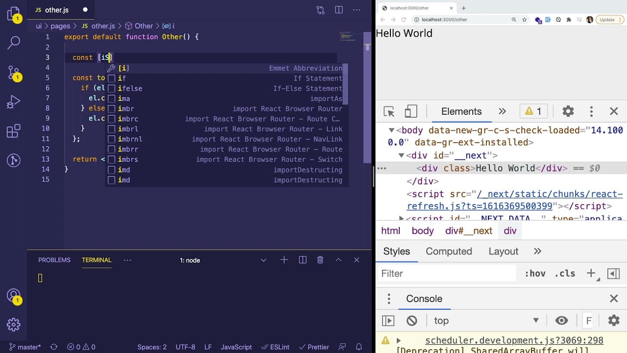 YouTube video player