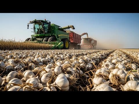 Inside Garlic Farming: Harvesting and Processing at Million-Ton Scale thumbnail