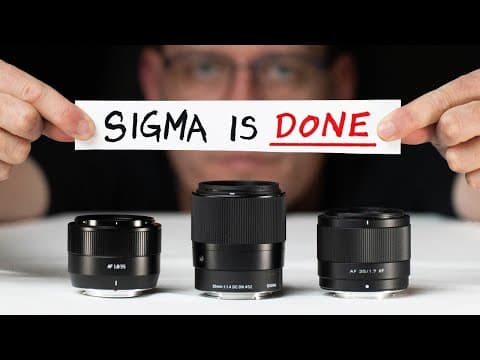 GAME-OVER: The Cheap Lenses Killing Sigma’s Best Seller | Sigma 30mm v Viltrox 35mm v TTArtisan 35mm thumbnail