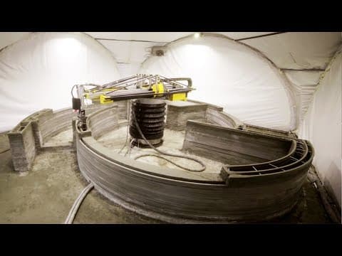 The Race to Build the First 3D Printed House | The B1M thumbnail