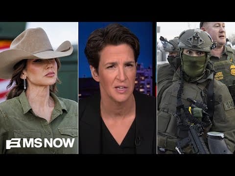 Maddow: Repeated bungling exposes cluelessness of Trump's ICE secret police thumbnail