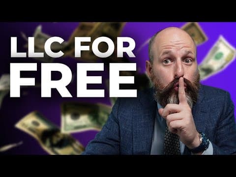 How to Set Up a U.S. LLC for FREE 2025 (Step By Step) thumbnail