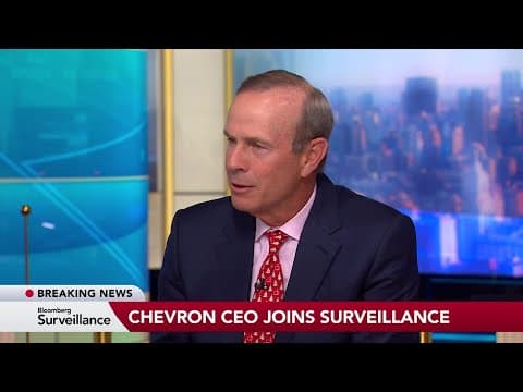 Chevron CEO on Oil Price, Demand, Venezuela, AI Power thumbnail