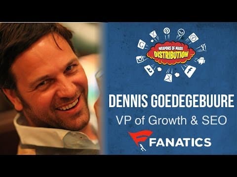 [WMD 2015] Fanatics, Inc., Dennis Goedegebuure "New School Notes For PR Power Plays" thumbnail