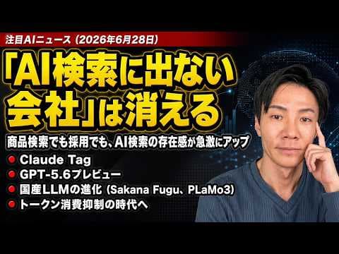 注目AIニュースを整理するには何を知るべきか thumbnail