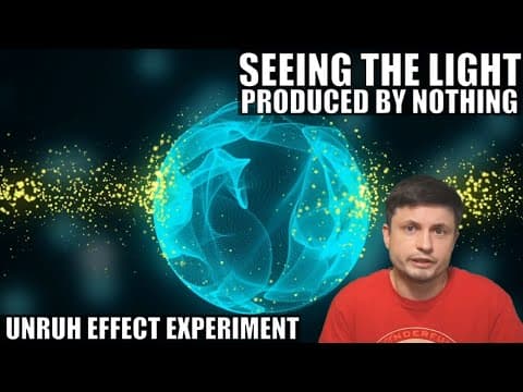 The Experiment That Could See The Light Produced By Nothing thumbnail