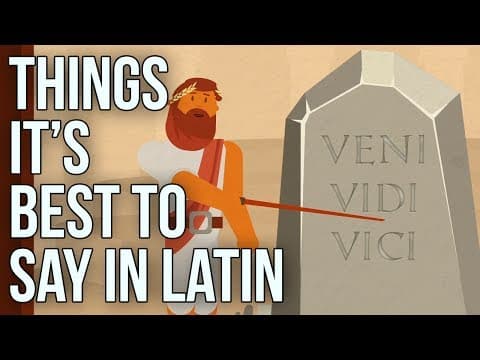 Why Are Latin Sayings So Memorable? thumbnail
