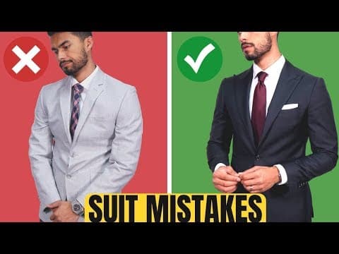 10 ROOKIE Suit Mistakes Men Make (And How To Fix Them) thumbnail