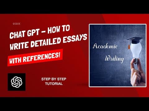 How to Use Chat GPT for Writing Essays with Citations thumbnail