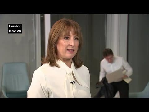 UK's Reeves Says She Can't Rule Out Further Tax Hikes thumbnail