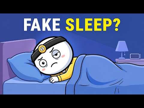 How does pretending to sleep help you fall asleep? thumbnail