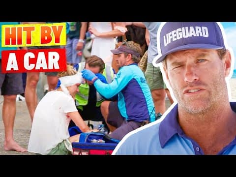 Hurry! Lifeguards Called To Assist A Woman Hit By A Car | 10 Minute Episode thumbnail