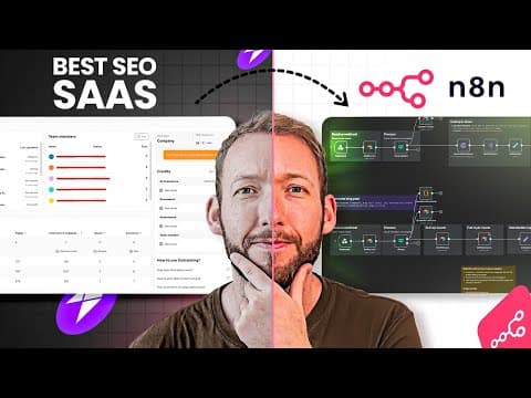 How I Rebuilt a $1M SEO SaaS in n8n (6-Hour Build) thumbnail