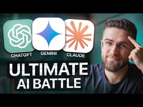 Which AI Is Best in 2025: ChatGPT, Gemini, Claude? thumbnail