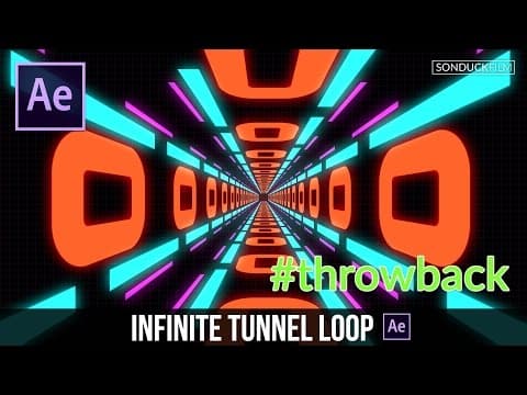 After Effects Tutorial: Retro Infinite Tunnel Loop thumbnail