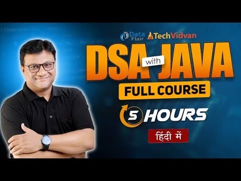 DSA Java Full Course | Free Data Structures and Algorithms Tutorial for Beginners thumbnail
