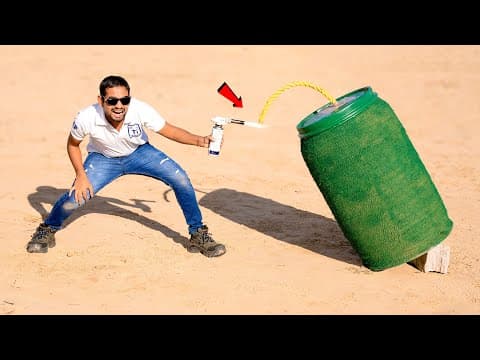 World's Biggest Diwali Bomb - पूरा गाँव हिल गया 😱 | Pollution Free thumbnail