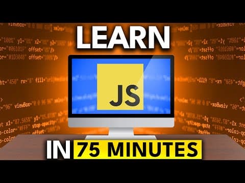 JavaScript Speed Course - Learn JavaScript in ~75 Minutes thumbnail