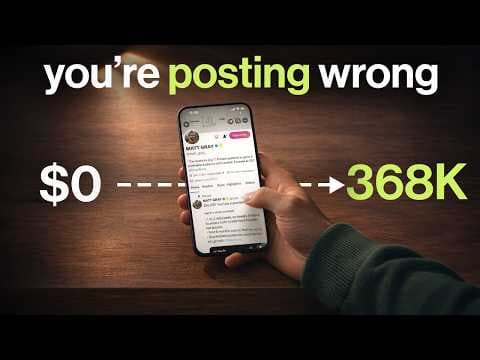 What X Posting Strategy Helped Grow an Audience to 368,000 Followers? thumbnail
