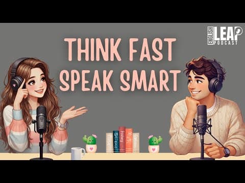 How to Think Fast & Speak Smart | English Podcast for Easy English Conversation | Learn English Fast thumbnail