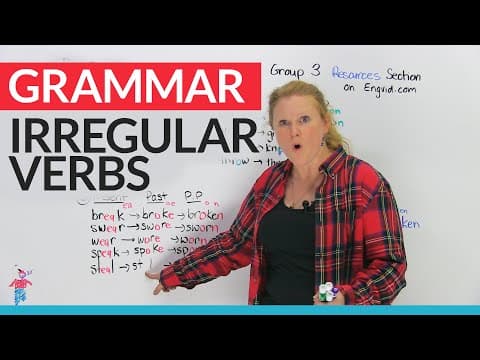 Irregular Verbs in English – Group 3 thumbnail
