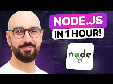 Node.js Tutorial for Beginners: Learn Node in 1 Hour thumbnail
