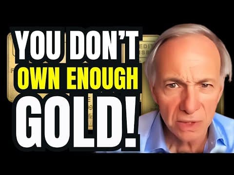 TRUST ME! Sell EVERYTHING And Buy Gold NOW! - Ray Dalio thumbnail