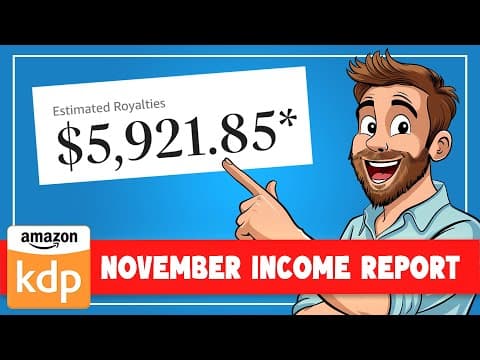Amazon KDP Income Report November 2024 | HUGE EARNINGS! thumbnail