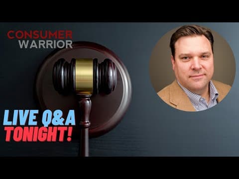 Thursday Night Live - Debt Collection Lawsuit, Bankruptcy, Trials thumbnail