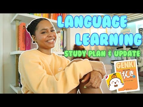 Q2 recap 🇯🇵🇰🇷updated language learning study plan and review thumbnail