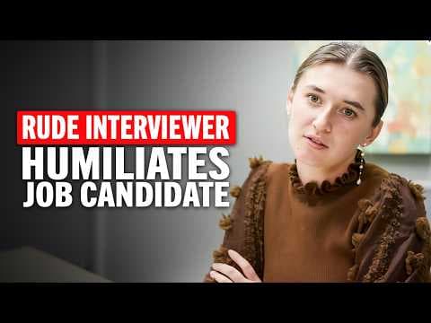 Rude Interviewer Belittles a Job Candidate Without Knowing She’s the CEO thumbnail