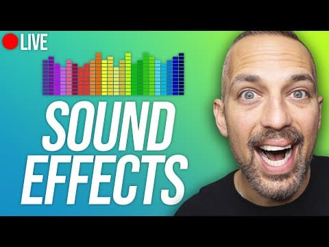 How to Stream Sound Effects on Your Facebook Live Stream - NO GEAR NEEDED! thumbnail