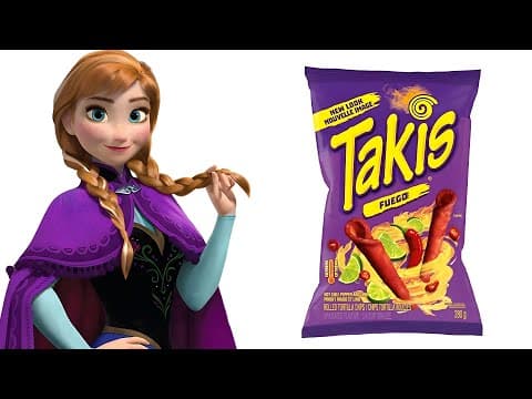 Frozen Movie Characters and their Favorite Snacks, Drinks & More!👸🏻❄️ | Anna, Elsa, Kristoff thumbnail