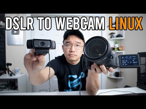 How to Use a DSLR as a Webcam on Linux thumbnail