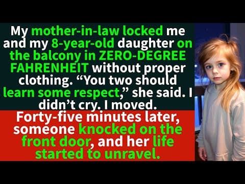 My mother-in-law locked me and my 8-year-old on the balcony in ZERO-DEGREE FAHRENHEIT… thumbnail