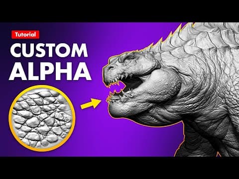 The Secret to Making High-End Creatures - Create Killer Alphas From Scratch thumbnail