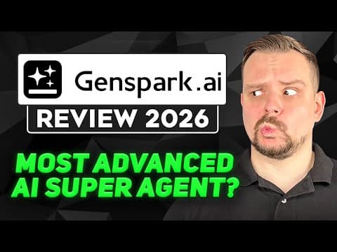 Genspark Review - 2026 | ChatGPT Can't Do This But Genspark Can... thumbnail