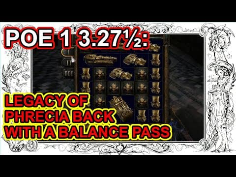 POE 1 - IT'S BACK - Legacy of Phrecia Event Returns Next Week - Idols And New Builds - Path of Exile thumbnail