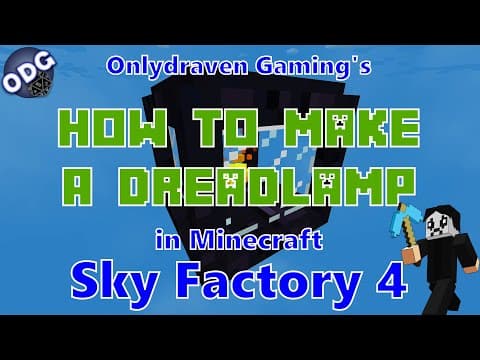 How to Craft and Use a Dreadlamp in Minecraft Sky Factory 4 thumbnail