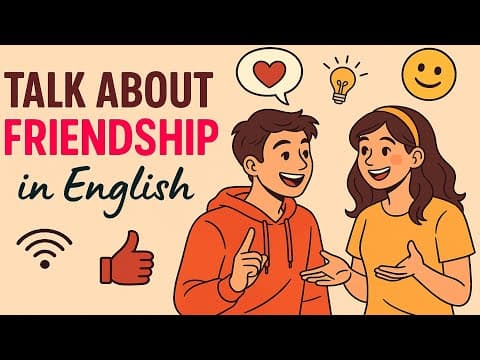 Talk About Friendship in English | Real Life English Podcast for Beginners thumbnail