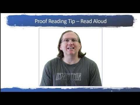 My #1 Proof Reading Tip - Reading Aloud (and Read Aloud with Word) thumbnail