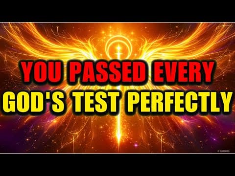 Chosen One: God Tested You In Disguise For 3 Months — You Passed EVERY Single One! 🎭✅ thumbnail