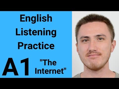 A1 English Listening Practice - The Internet thumbnail
