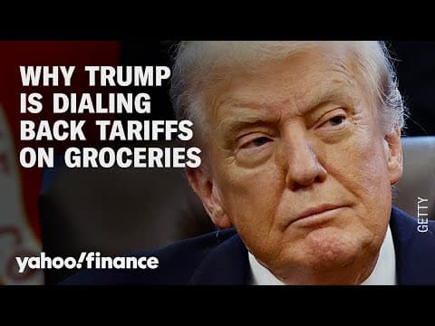 Trump to offer some tariff exemptions as the cost of groceries climbs thumbnail